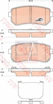 

Store code: GDB3474 for brake pad rear 06 ACC.ERA-i30-RIO-CEED