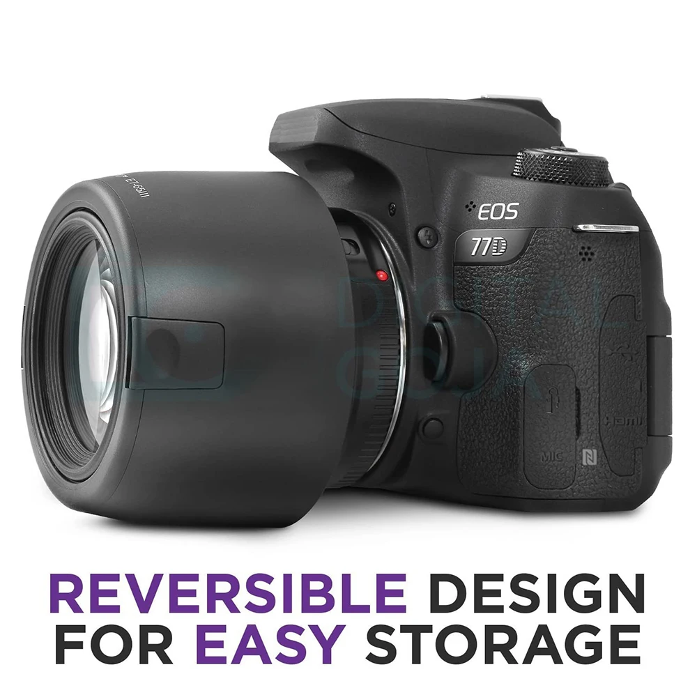 Es-68 Obiettivo Ef Paraluce Canon ES-68 Per Obiettivo EF 50mm - Foto 8