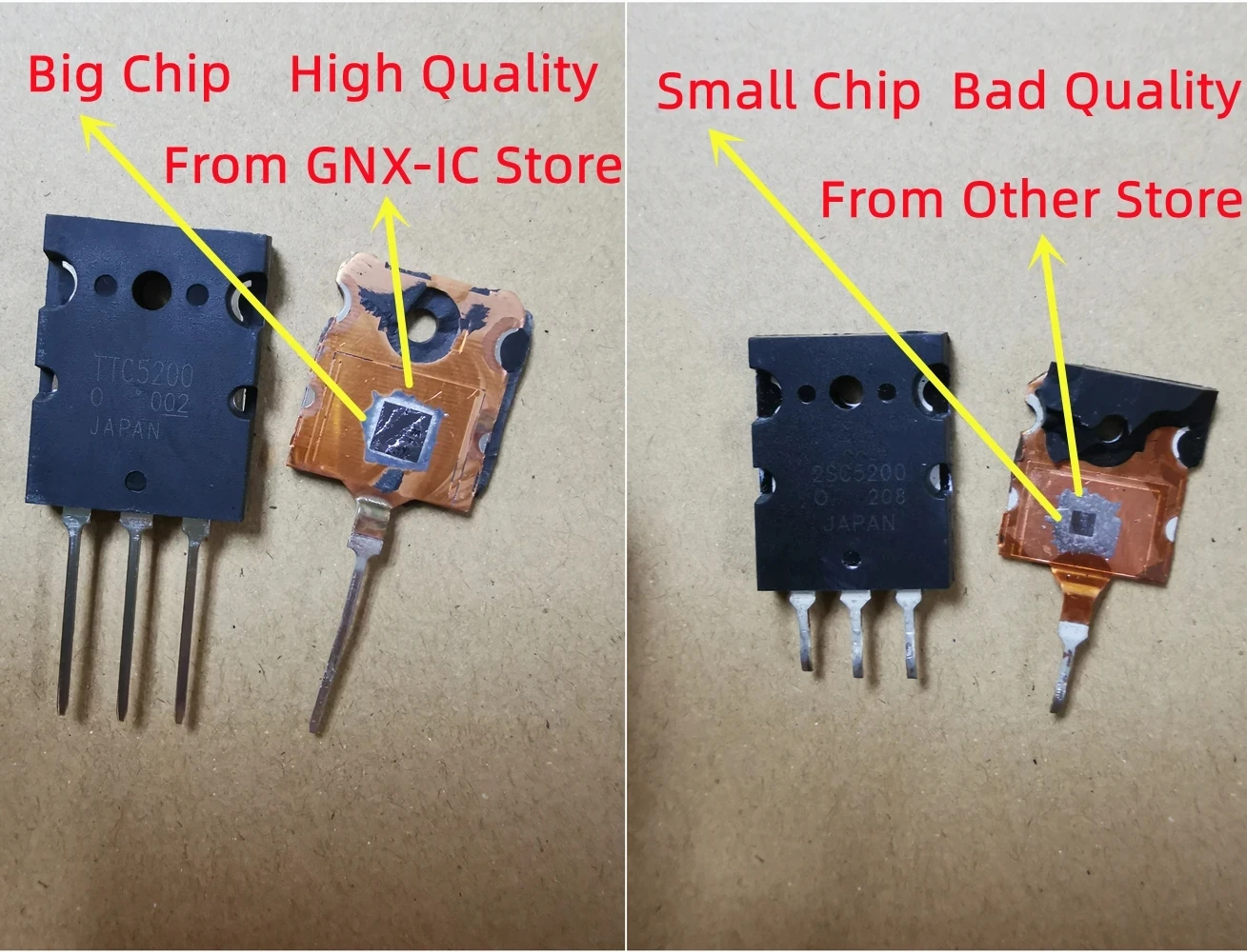 BJT Transistor 5PCS/5Pairs/10Pairs 2SC5200 2SA1943