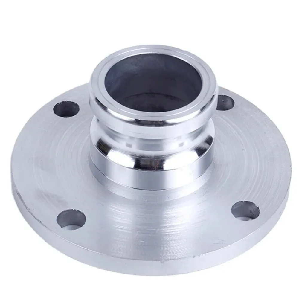 

10 pieces Supply Aluminum Flange 2"2-1/2"3"4" Flange Quick Coupling Fittings Aluminum Flange Oil Connection