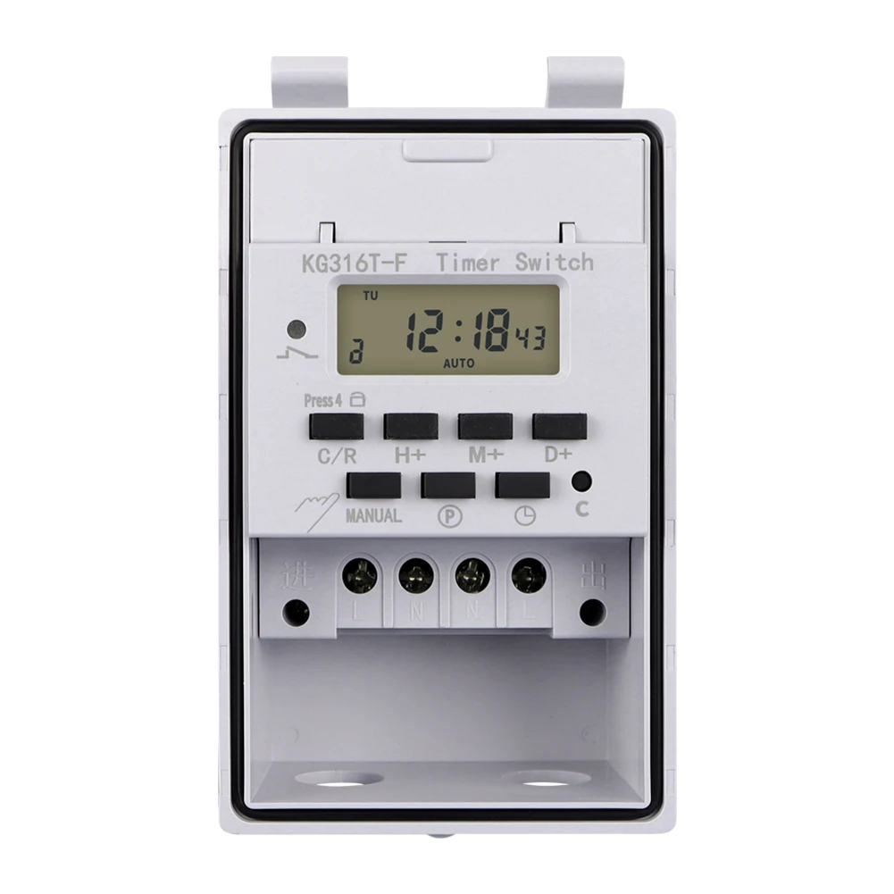 

Таймер KG316T-F, 10 А, 220 х75х62 мм, в, 50 Гц