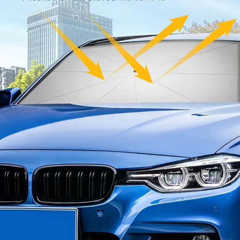 

Car Windshield Sunshades Interior Protector Car Umbrella Front Covers Sun Protection window shade Universal Product