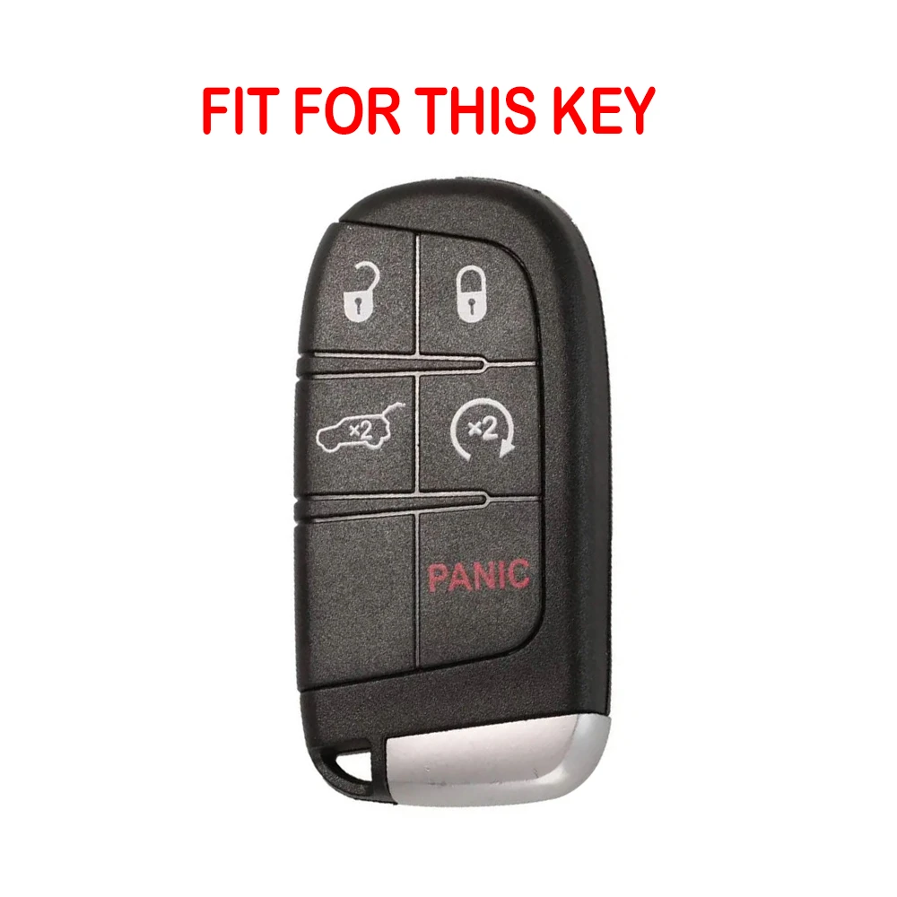 Key Case For Jeep Cherokee Compass S Renegade Grand Commander For Dodge Journey Challenger Jcuv Charger Chrysler 300C Cover