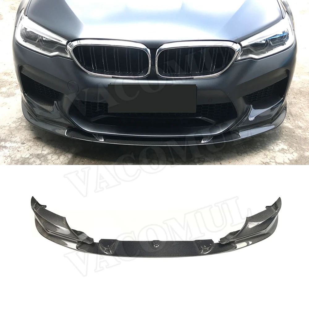 

Carbon Fiber / FRP Front Bumper Lip Spoiler Splitters For BMW 5 Series F90 M5 2018 2019 (Not For Original Bumper )