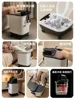 Home foot bath bucket. Over calf. Constant temp heat. Auto massage. High & deep. Over knee fumigation. 4