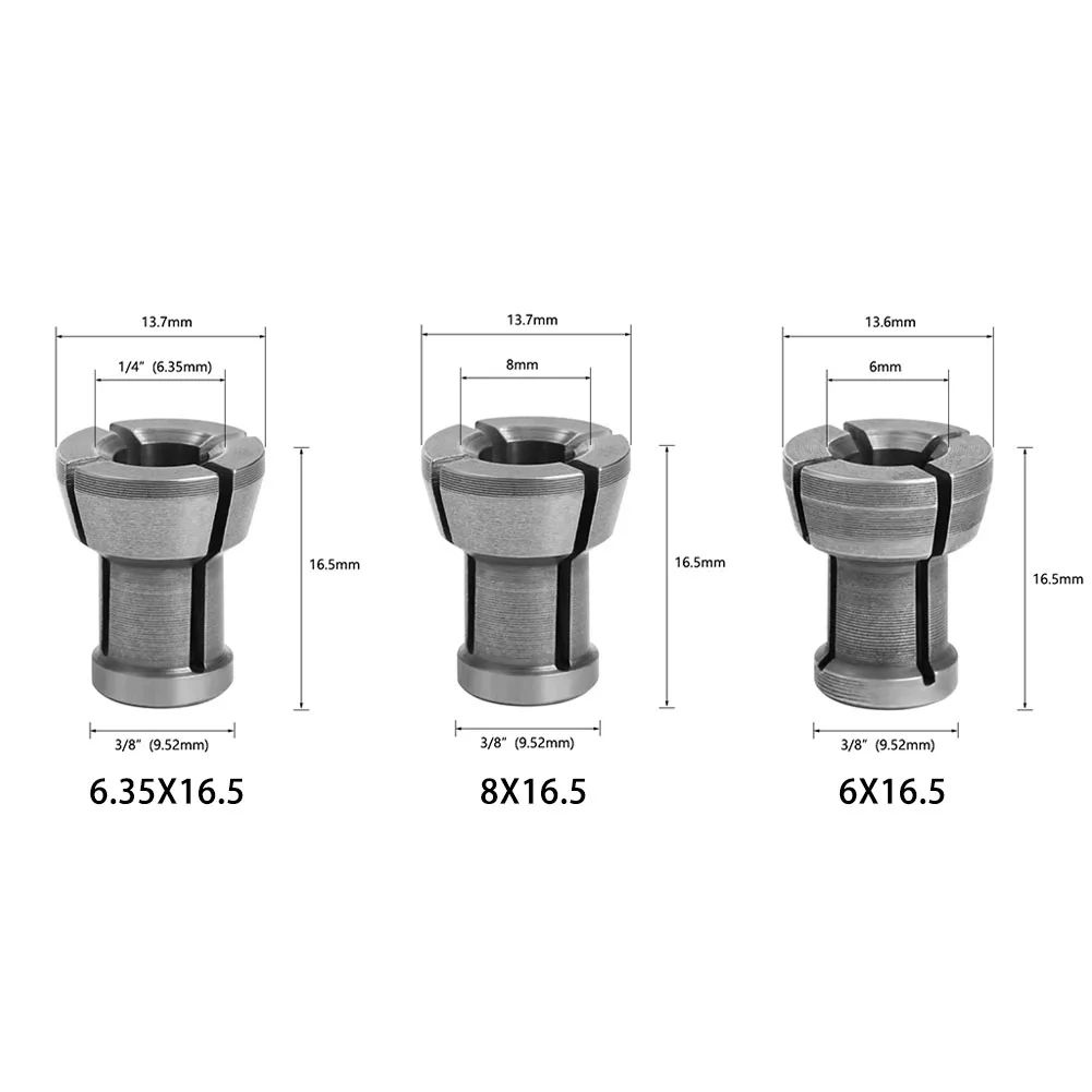 

*-+M17 6/6.35/8mm -=Engraving Machine -=Chuck Nut=- Electric Router Milling Cutter Collet Chuck Adapter With Nut Power Tools