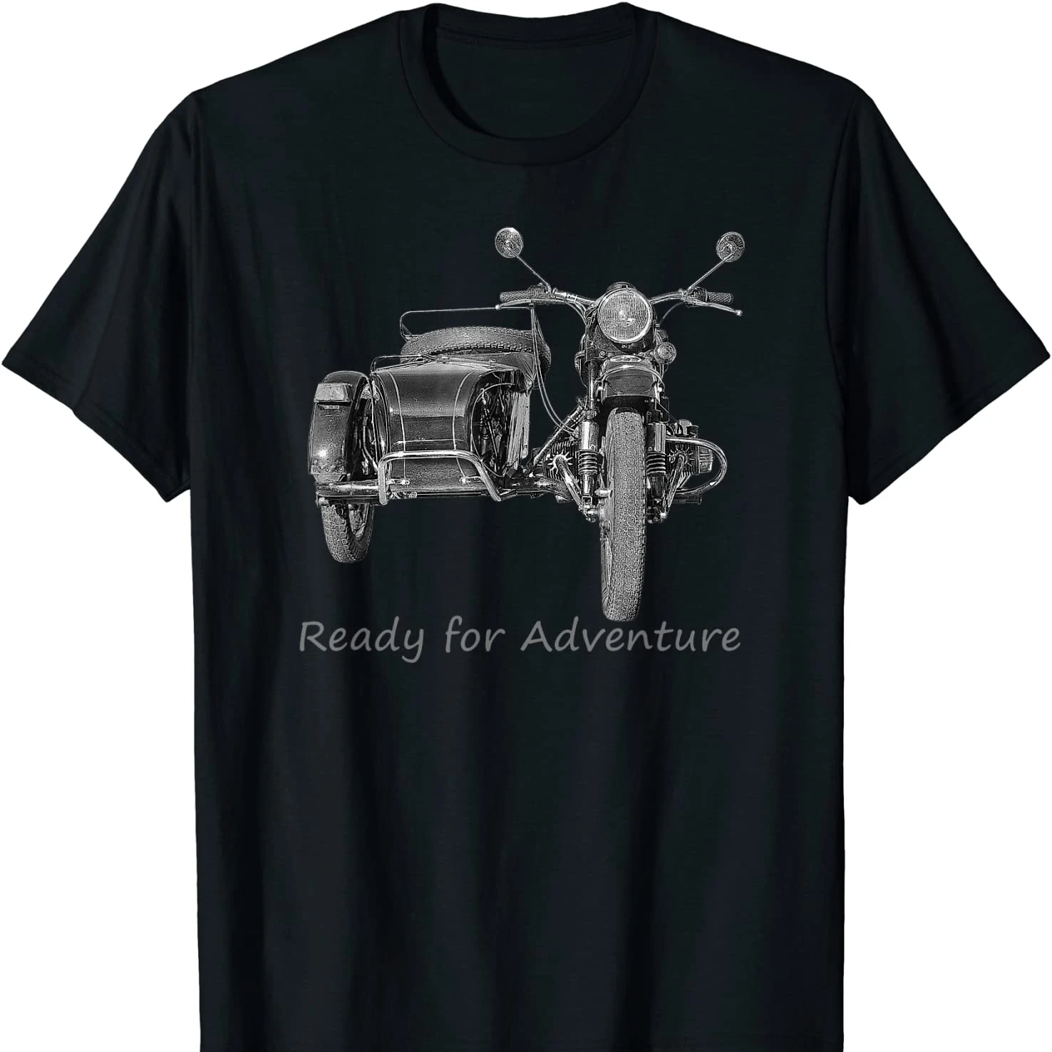 

Motorcycle Adventure Riding Russian Ural Sidecar T-Shirt. Premium Cotton Short Sleeve O-Neck Mens T Shirt New S-3XL