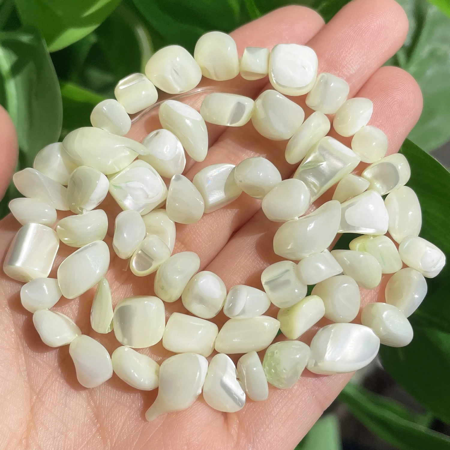 Natürliche Shell Perlen Bunte Unregelmäßigen Mopp Mutter der Perle Lose Spacer Perlen für Schmuck Machen DIY Charme Armband Halskette – Detail 11