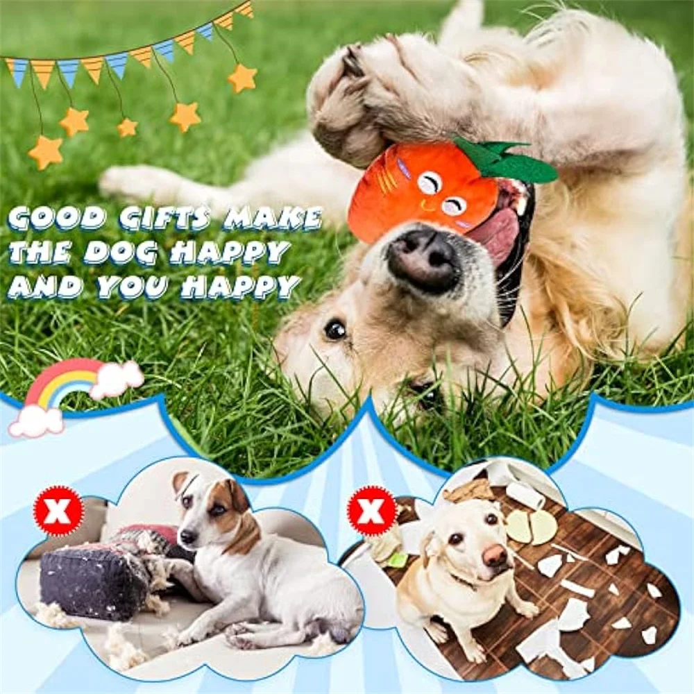 50PCS/Pack Dog Squeaky Toys Bulk, Plush Dog Toys for Small Medium Dog, Cute Stuffed Pets Squeaky Toys Dog Puppy Birthday 4