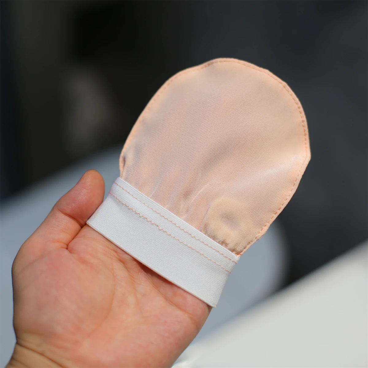 100% Silk Exfoliating Glove Turkish Silk DEEP EXFOLIATING Face Scrubber Dead Skin Removal Face Exfoliator SMOOTHS SKIN 6