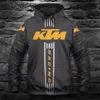 New Fashion Printed Design Long Sleeved Comfortable Unisex Drawstring Hoodies Motorcycle Riding KTM Sport Hooded Pullovers 5