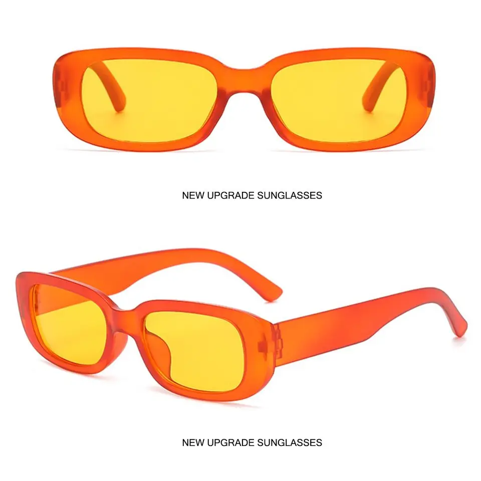 Gafas De Sol Rectangulares Gruesas Hycredi Para Mujeres Y Ho | Envío Gratis
