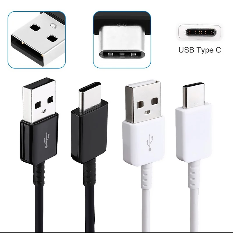 quick charge 2.0 Samsung S10 S9 S8 Plus Fast Charger Power Adapter 9V 1.67A Quick Charge Type C Cable For Galaxy A70 A50 A30 S A31 A51 Note 7 8 9 charger 100w