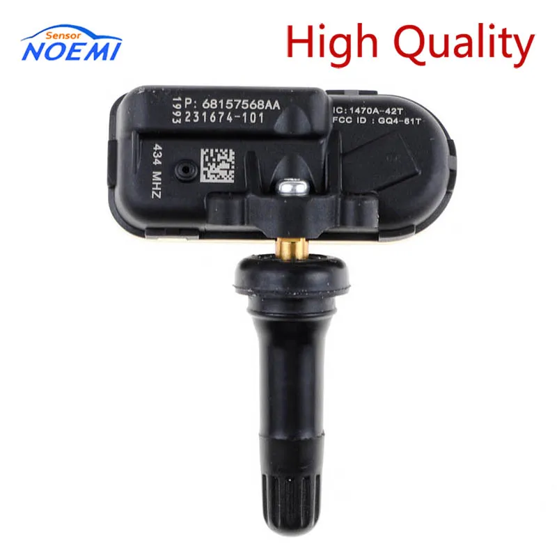 

YAOPEI 68157568AA TPMS Sensor For Jeep Dodge Ram 1500 2500 2014-2018 Tire Pressure Monitor 315MHZ