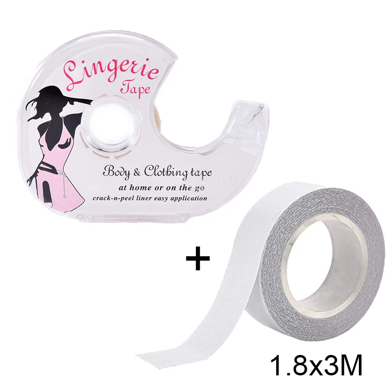 3-9M Waterproof Dress Cloth Tape Double-sided Secret Body Self Adhesive  Breast Bra Strip Safe Transparent Clear Lingerie Tape