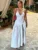 2 Piece-Set Female V-Neck Jumpsuit Outfits Sexy Lace-Up Pleated High Waist Skirt Sets For Women White Bandage Outfits