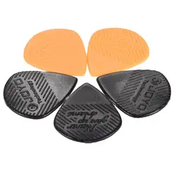 5 - Piece Colorful Triangle Guitar Picks Set - String Instrument Accessories (As picture 5pcs)