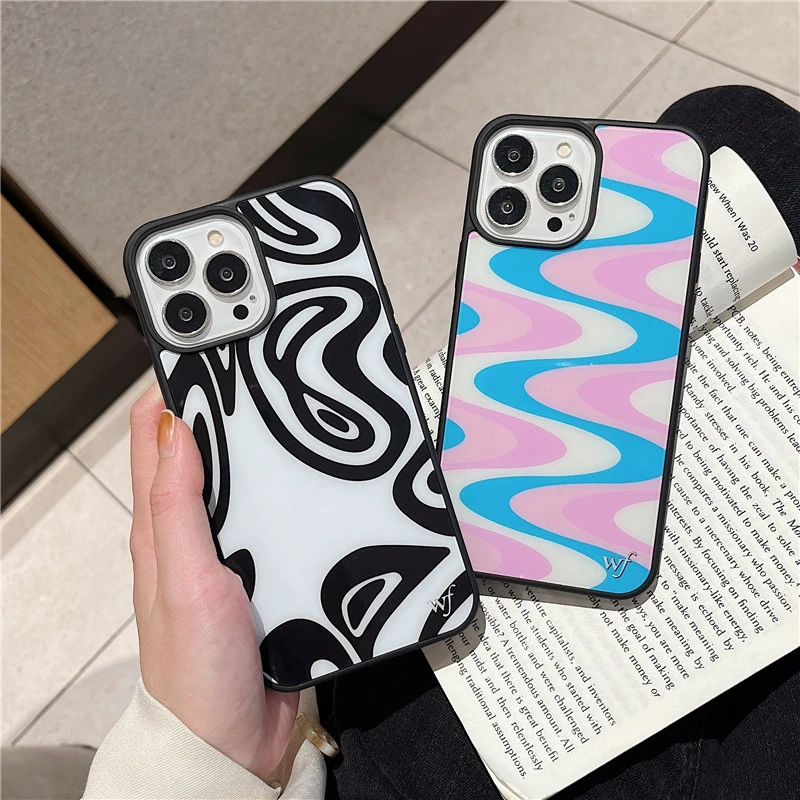 Luxury Wildflower Wf Wave Pattern Water Flow Phone Case For Iphone 7 8 ...