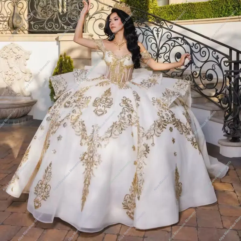 Fairytale Pleats Quinceanera Dresses Lace-up Rhinesatones Flowers Mermaid  Satin | eBay