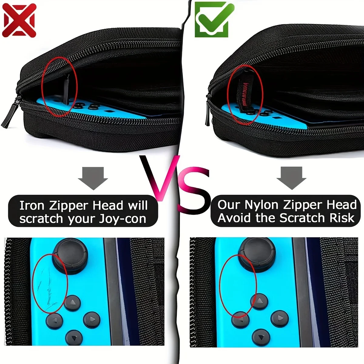Bag for Nintendo Switch Portable Waterproof Hard Protective Storage Bag for Nintendo Switch Console Game Accessories