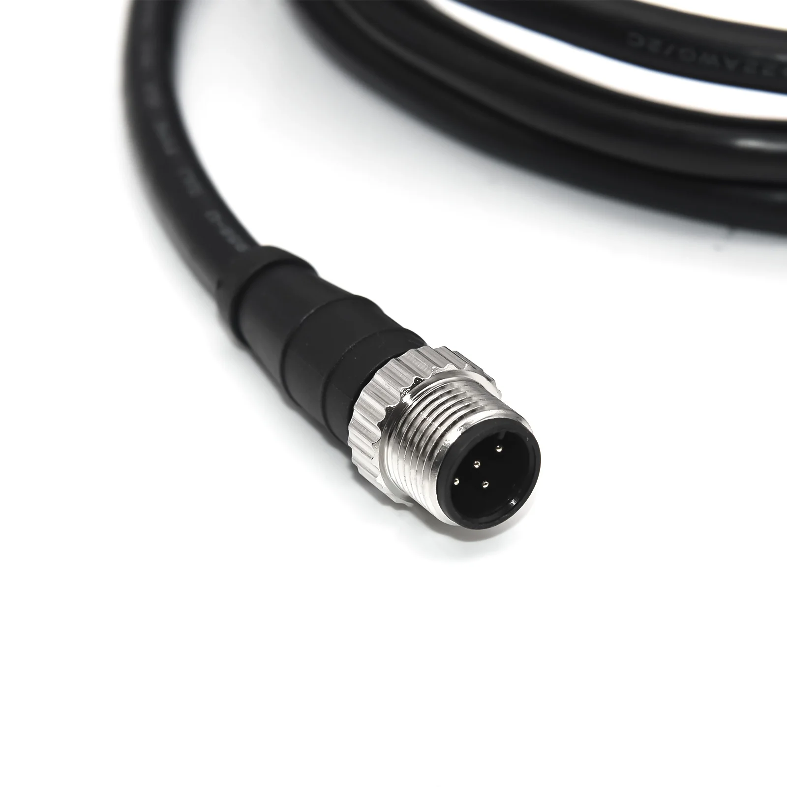 Durable Metal-Cased NMEA2000 Extension Cable with Dual Straight Connectors (0.5-4m)