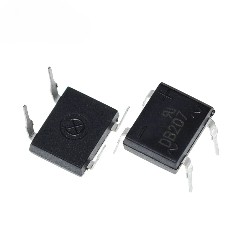 diode bridge retifica DB207 DIP-4 DB207S DIP4 2A 1000V power diode rectifier 1000v electronic components 20pcs