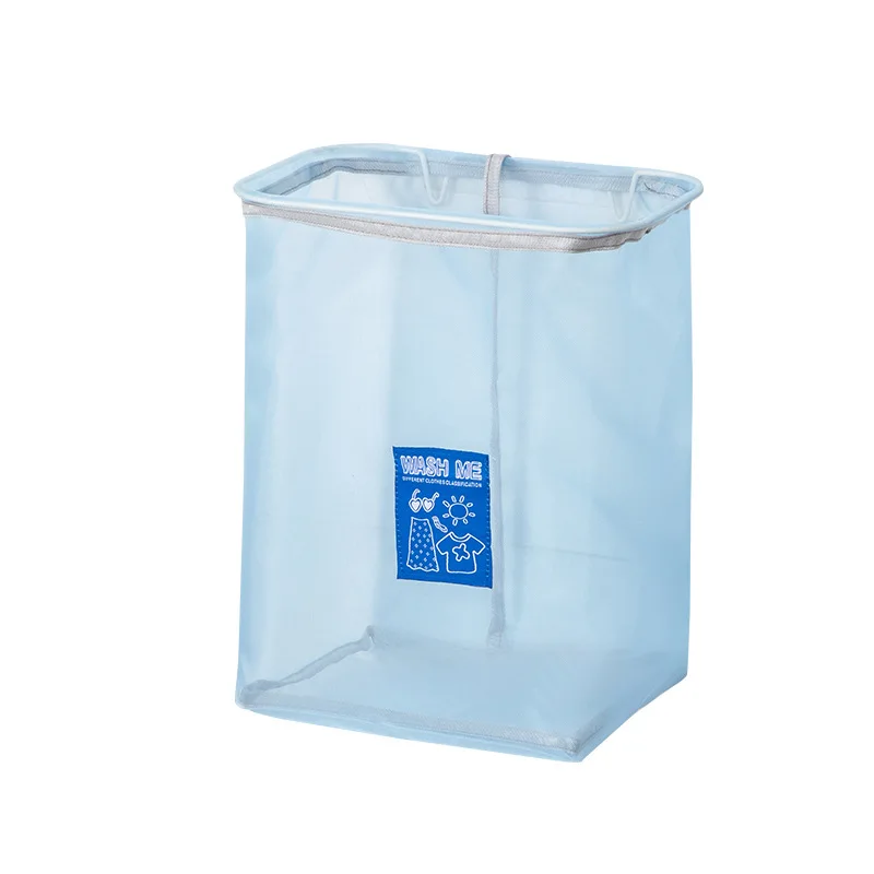 Laundry basket Laundry basket storage Wall hanging collapsible bathroom clothes storage device