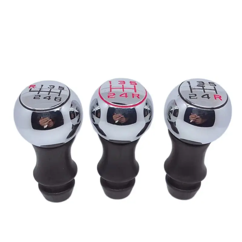 

5 Speed 6 Speed Alloy MT Gear Shift Knob For Peugeot 106 206 207 306 307 407 408 508 807 Aluminum Alloy red