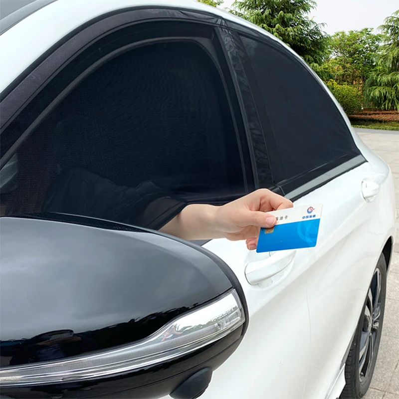 

Car Window Covers Sun Visor Rear Side Window Blinds Shade Child Shield UV Protector Auto Baby Sunshade Curtain Elasticity Net