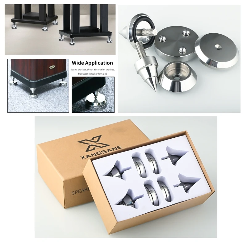 

4 шт./комплект, Hi-Fi амортизатор из нержавеющей стали