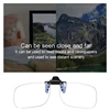 Ultra-light Clip Presbyopic Glasses Reading Glasses Flip Up Down Rimless Magnifying Glasses Lens With Clip +1.0 +1.5 +2.0 +2.5 6