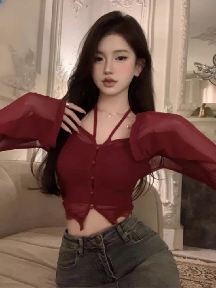 

Женская одежда, сексуальные футболки, наряды, шикарный комплект из 2 предметов, туника с длинным рукавом, футболка, женский костюм, женские корейские комплекты ZL539