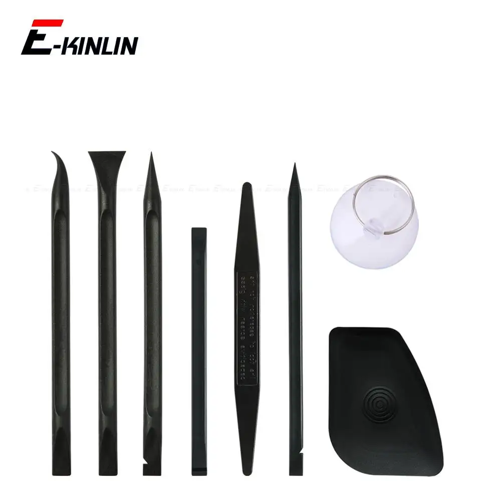 8 In 1 Kit Di Riparazione Smontaggio Tablet Cellulare Spudger Leva Piede Di Porco Ventosa Schermo Batteria Strumenti Di Apertura Smontaggio