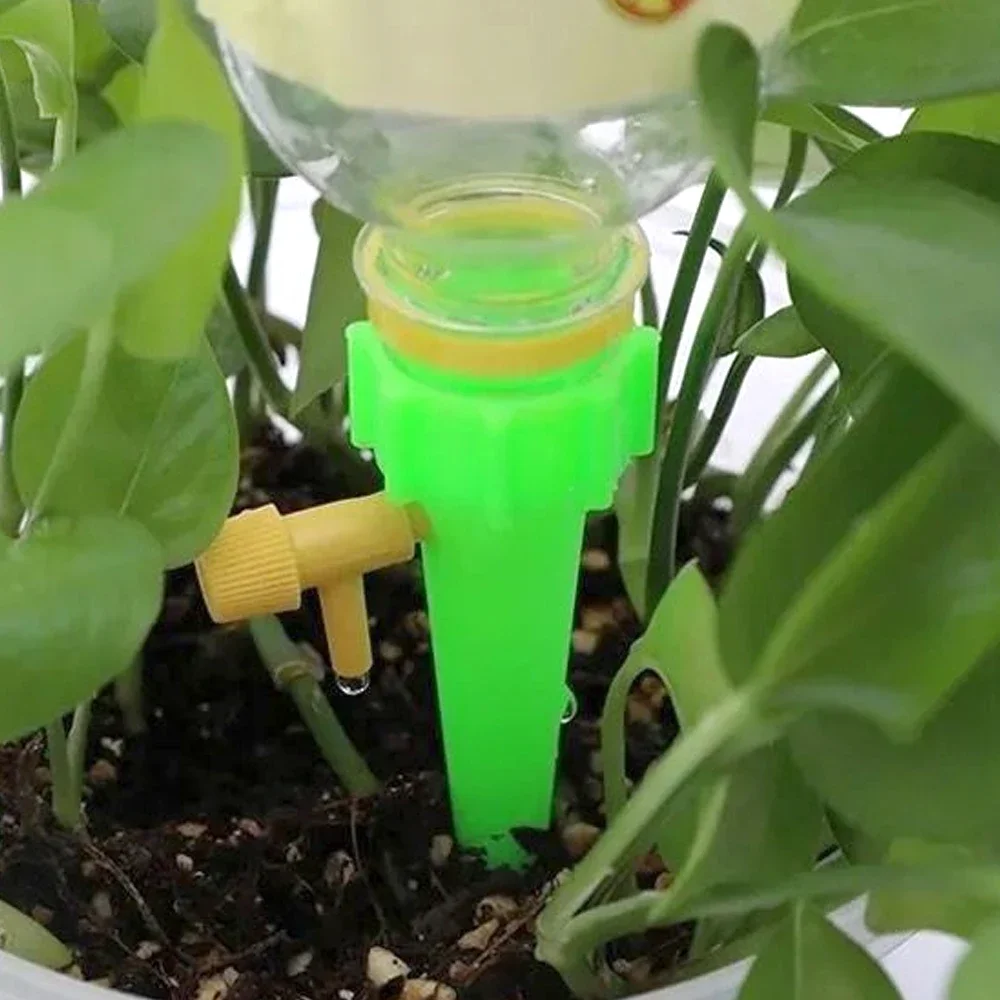 6/12 stücke Automatische Tropf Bewässerung System Selbst Bewässerung Spike Für Blumen Pflanzen Gewächshaus Garten Einstellbare Auto Wasser Tropfer – Detail 6