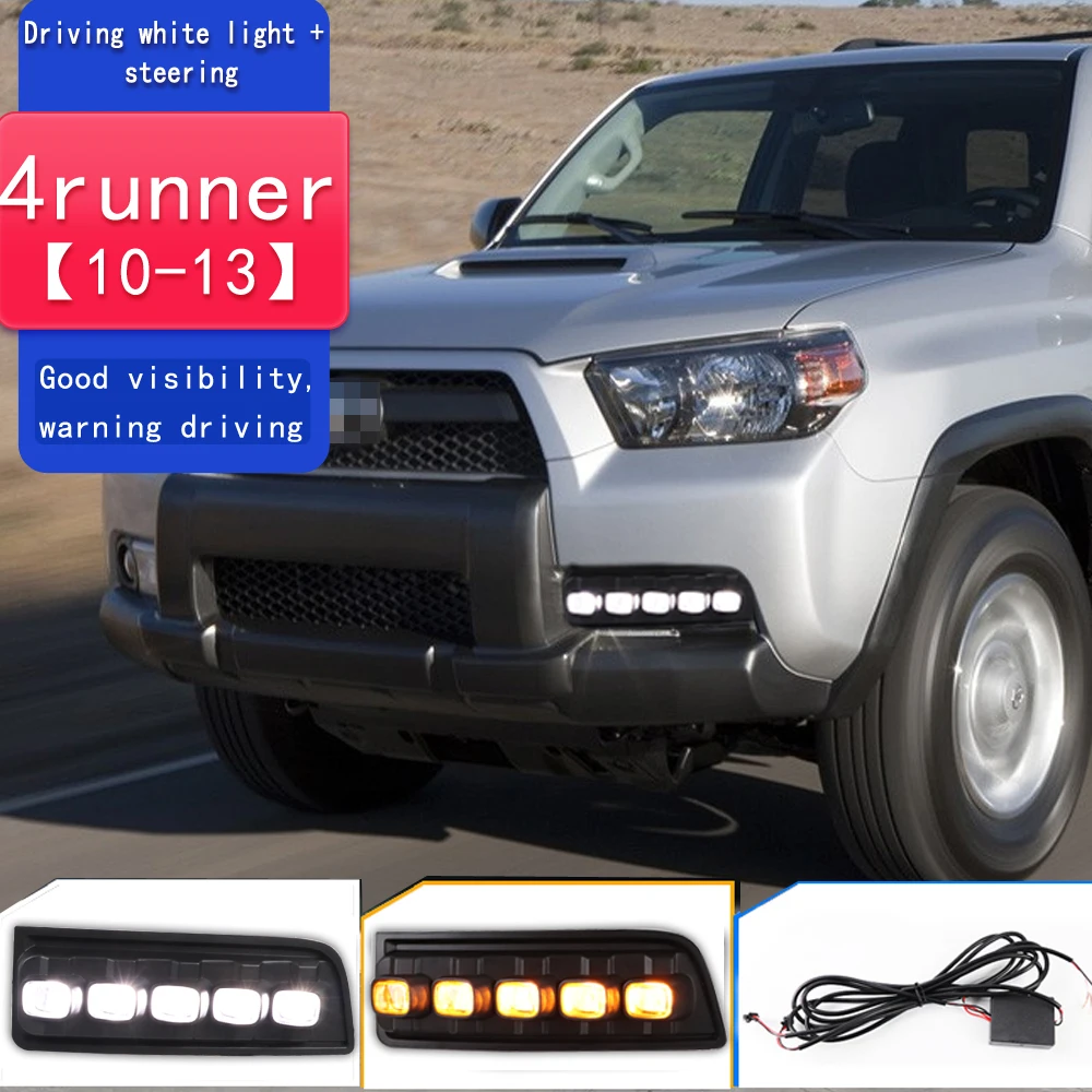CarFlashing2PCSLEDDaytimeRunningLightForToyota4RunnerDLR