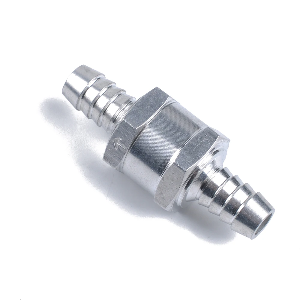 6mm One Way Fuel Line Check Valve Non Return Diesel Aluminium 1/4" 6mm