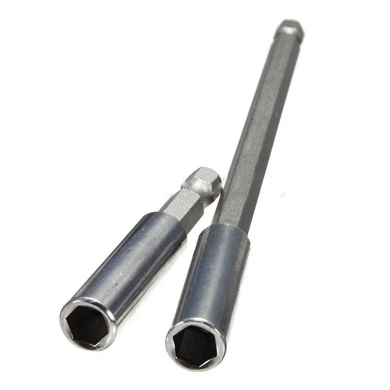 Porte-embout magnétique 1/4'' hex pour visseuse - Extension 60/75/100/150mm - Pêche et bricolage