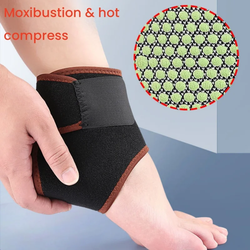 Ankle Support Ankle Brace Self-Heating Ankle Care Belt Support Heel Brace Ankle Support Guard Brace Massage Relaxation