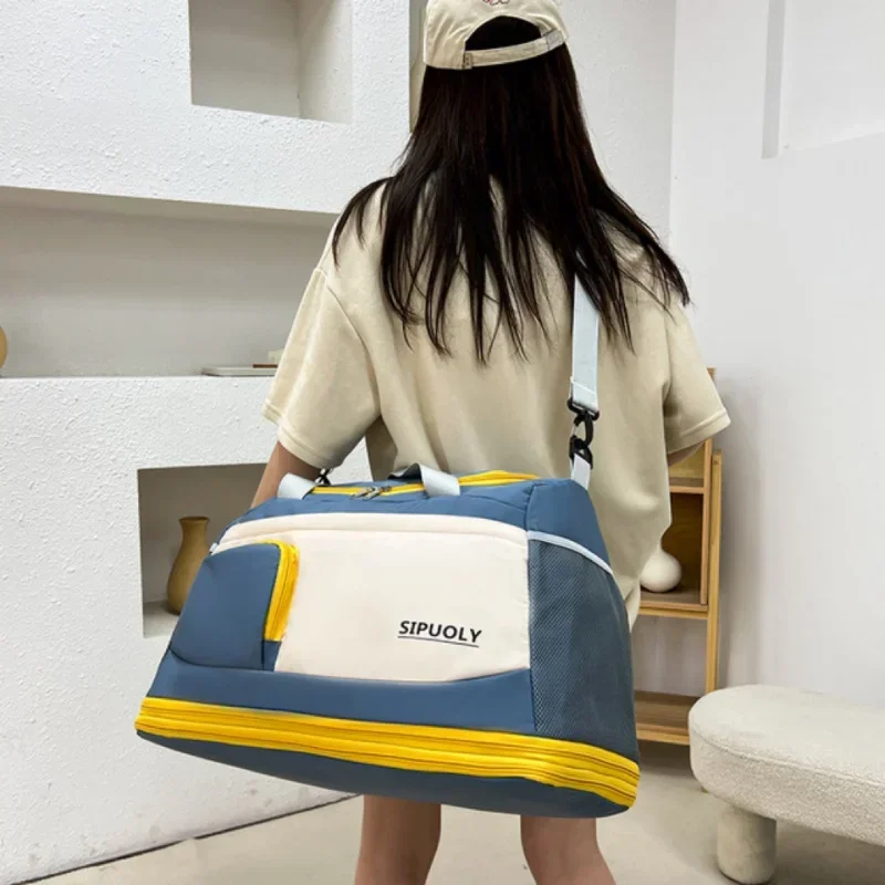 Expandable Storage Bag Portable Fitness Dry Wet Separation Clothing Travel Multi-functional Sports Bag