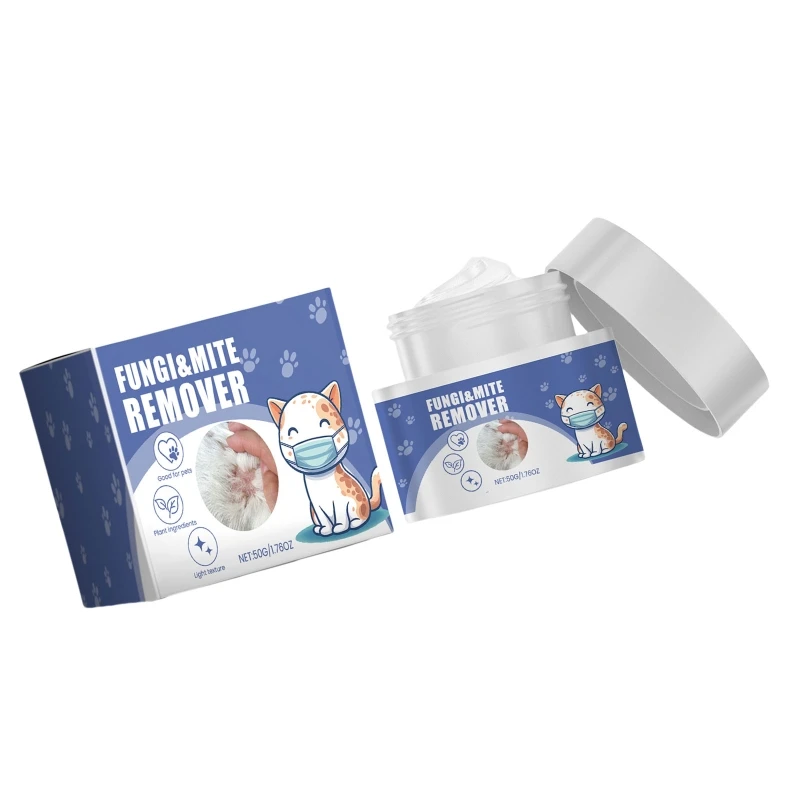 Recovery & Itch Relief Scabies Cream for Dog Cats Scabies Relief 50g Cats Fungi&Scabies Cream Itch