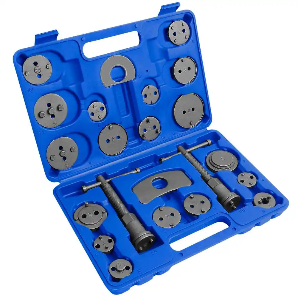 Coffret multi-outils Tectake Repousse Piston étrier de freins universel 22  Pcs - bleu