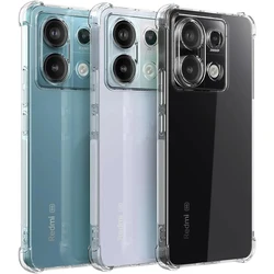 Shockproof Transparent TPU Phone Case - Durable Back Cover for Note 11 Pro Plus 5G (Clear)