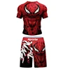 Popular Beach Surf Wear Short Sets For jiu jitsu Bjj No Gi Rashguard+Grappling Shorts Cool Westling stretchy Running Gym Clothes 1