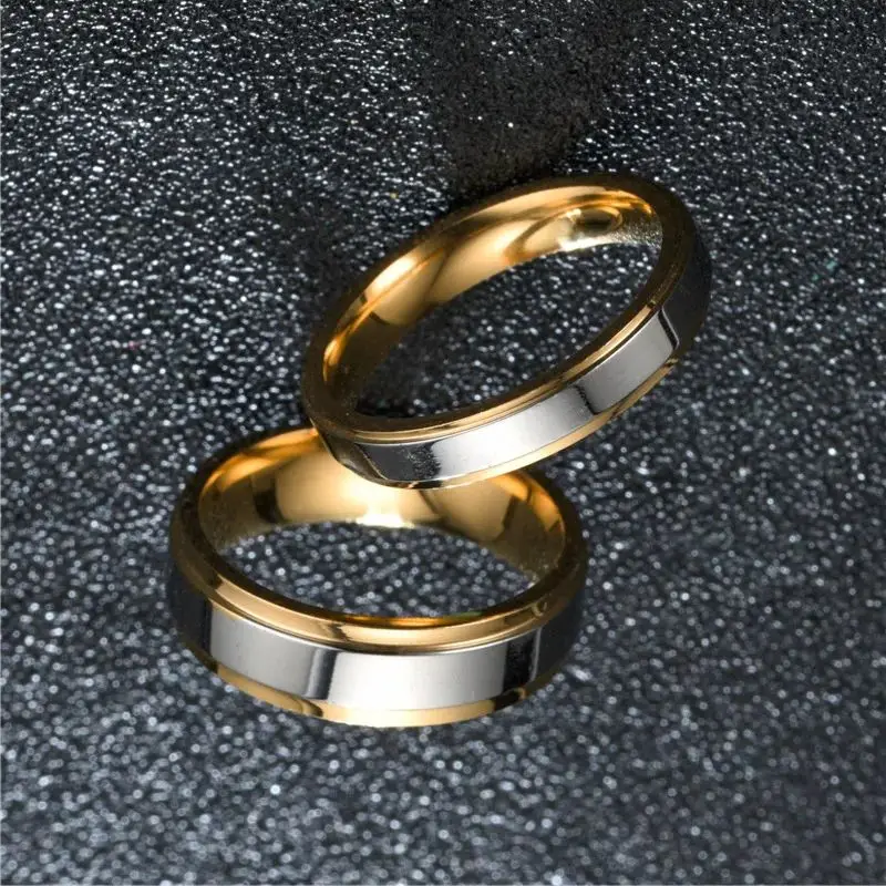 Ramos Timeless Elegance Stainless Steel Couple Ring – Classic Band