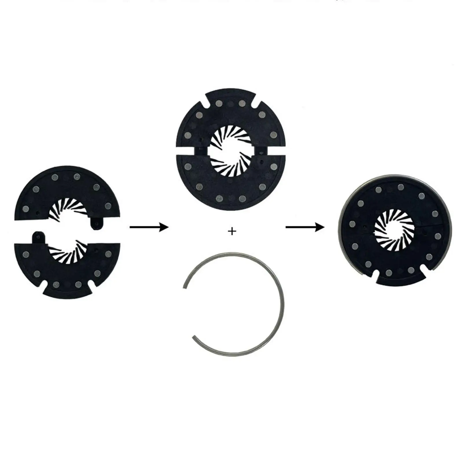 Electric Pedal Assist Sensor E bike KT-D12R 12 Magnet Modified Parts