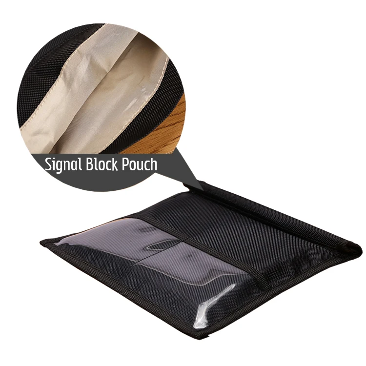 Stock 17.72x13.78inch folded big signal block Faraday Bag for laptop phone keyfob cards