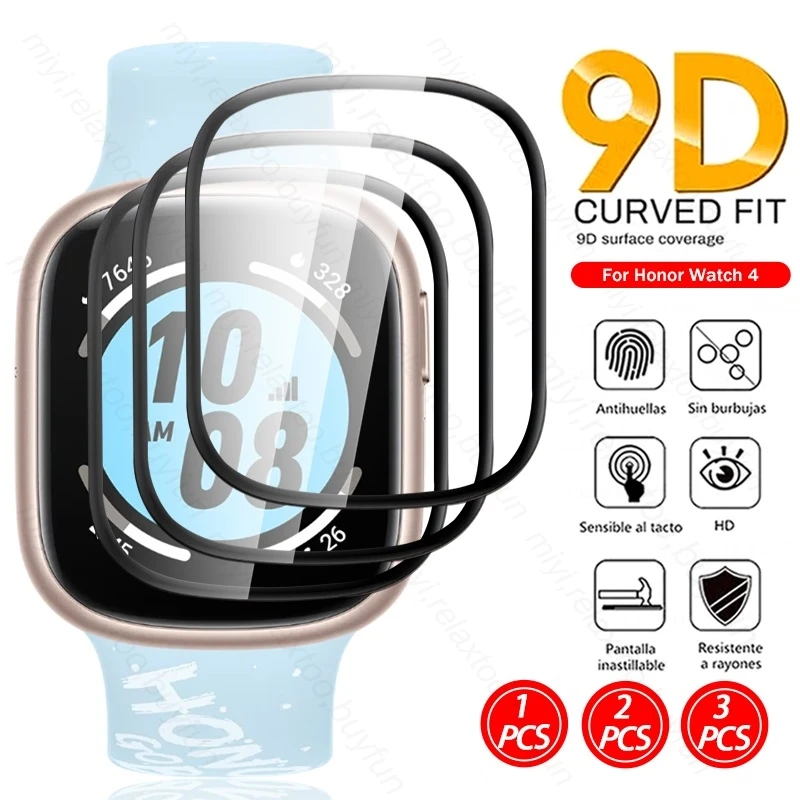 Picture of 1-3PCS-9D-Curved-Protective-Glass-For-Honor-Watch-4-PET-Fiberglass ...