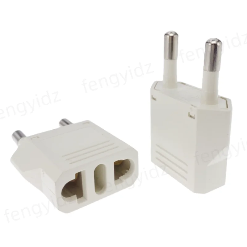 1pcs EU Electrical Sockets electrical socket Black/White 4.0/4.8mm US To EU BR Brazil Plug Converter plug adapter American Travel Power Adapter Plug Socket