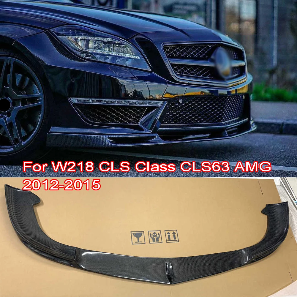 

V-образный бампер из углеродного волокна для W218 CLS Class CLS63 AMG Тюнинг автомобиля 2012-2015
