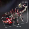 Colorful Scorpion King 3D Metal Puzzle Toys Assembly Decoration Educational Puzzle DIY Assemble Adult Birthday Gifts 4